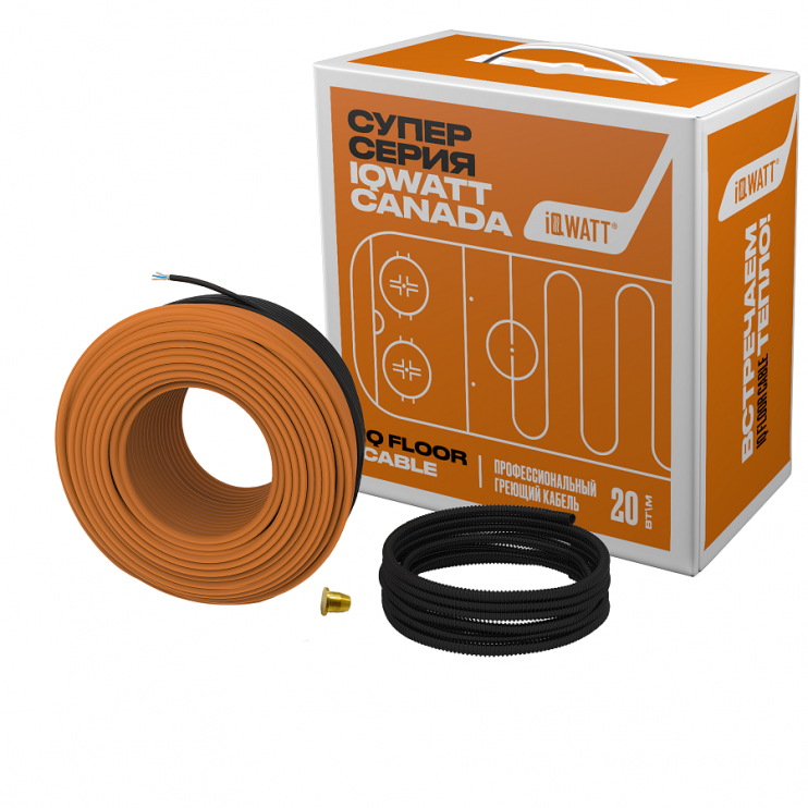 Греющий кабель IQ FLOOR CABLE 20 Вт/м - 7,5 м