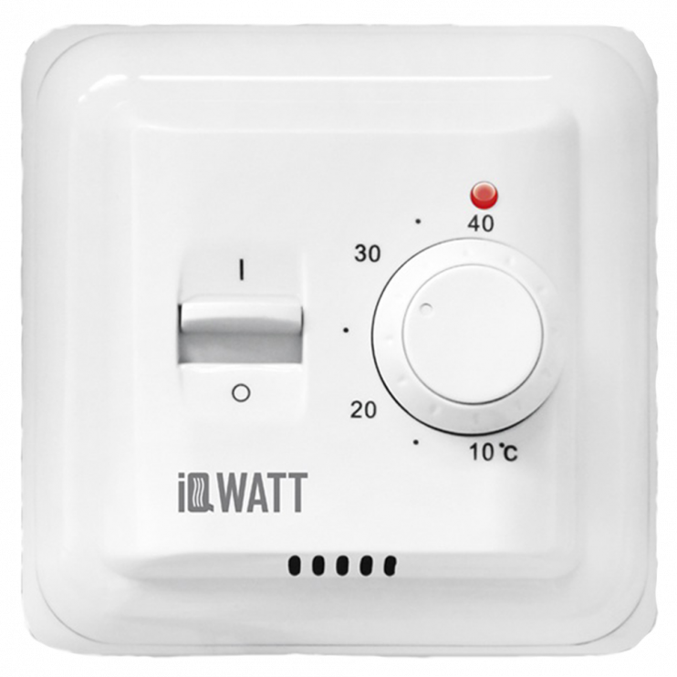 Терморегулятор с ручным управлением IQ THERMOSTAT M (white)