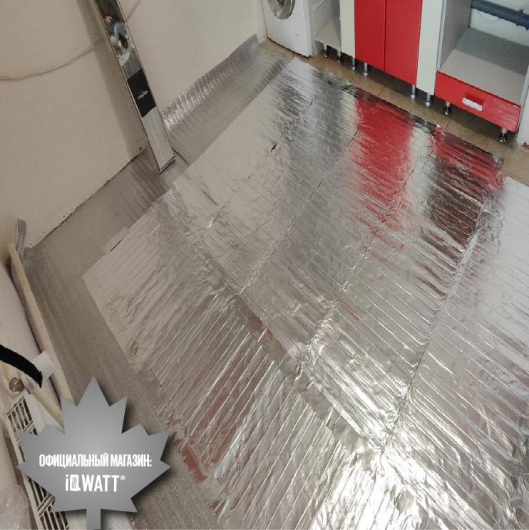 Ультратонкий греющий мат IQ LAMINATE MAT 150 Вт/м.кв - 4,5м²